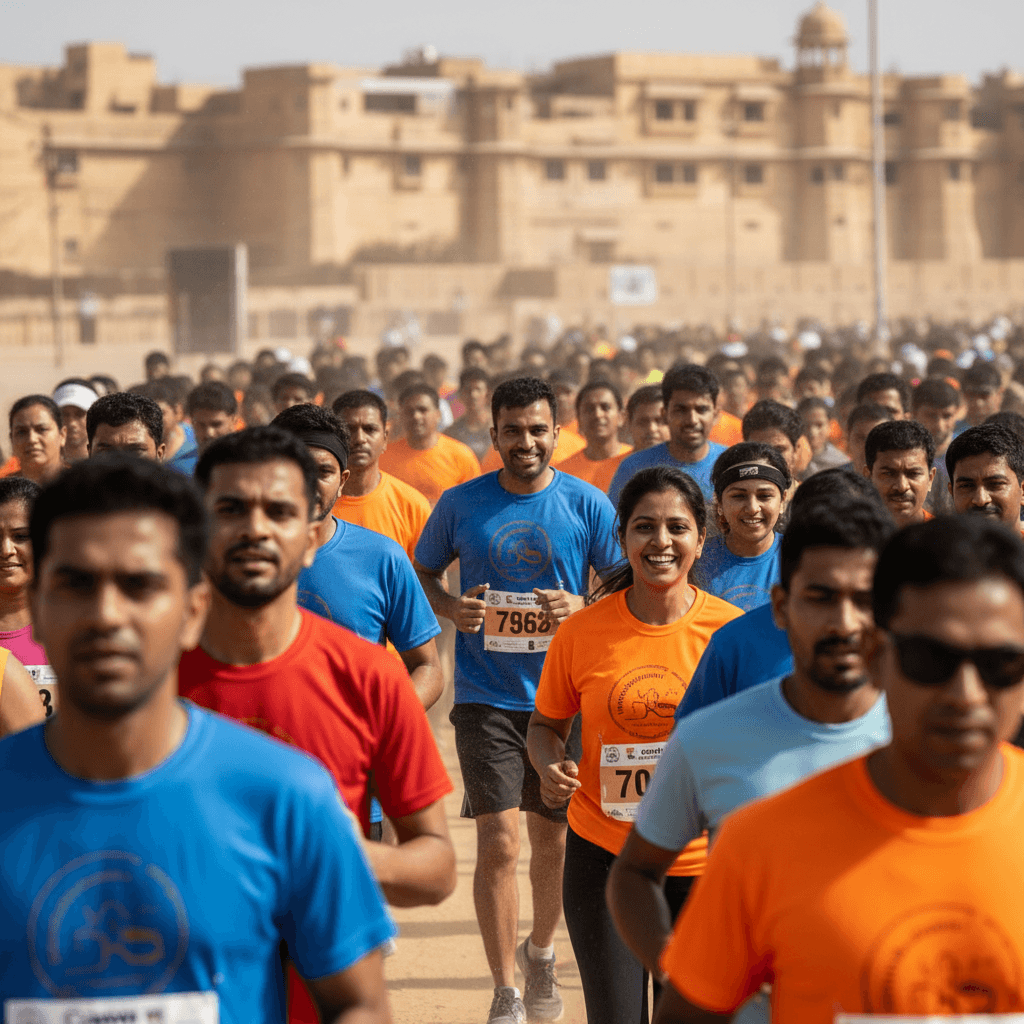 10k Run in Jaisalmer