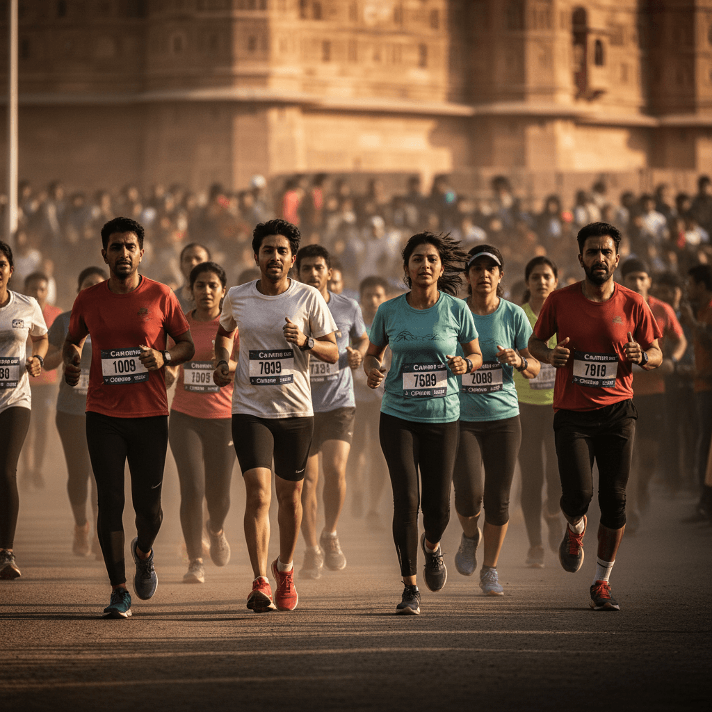 10k Run in Jaisalmer