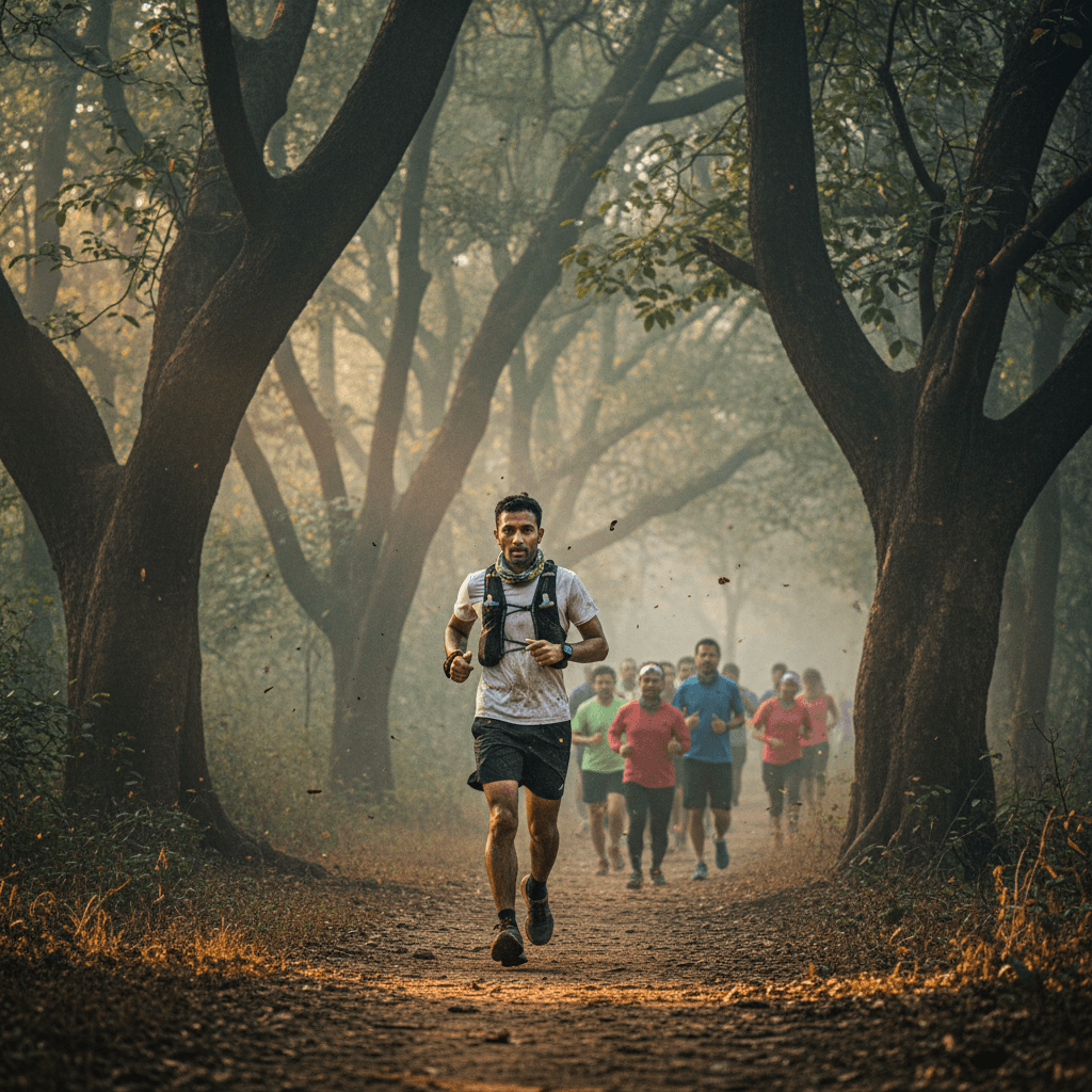 10k run sanjay van Delhi
