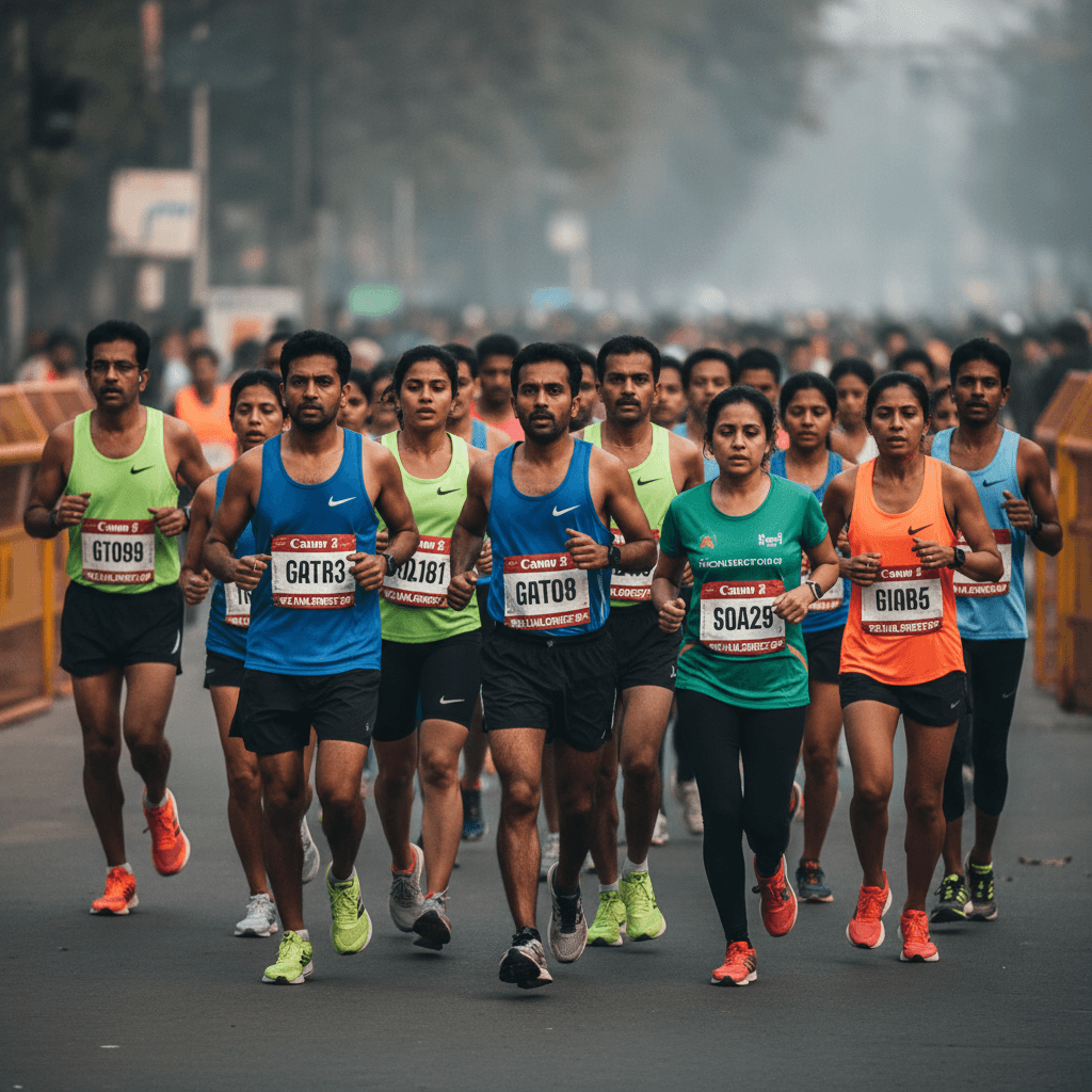 Delhi Stride Half Marathon...