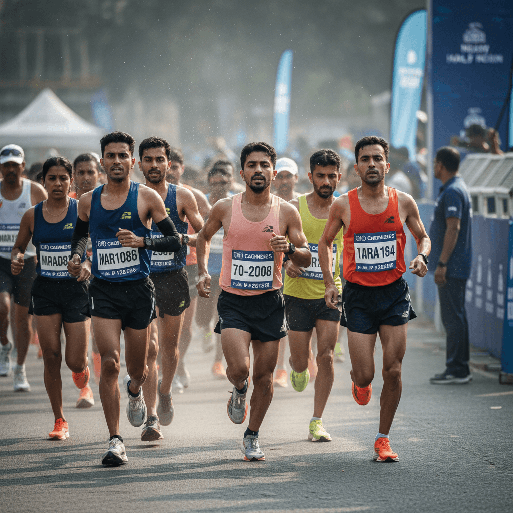 Indian Navy Half Marathon...