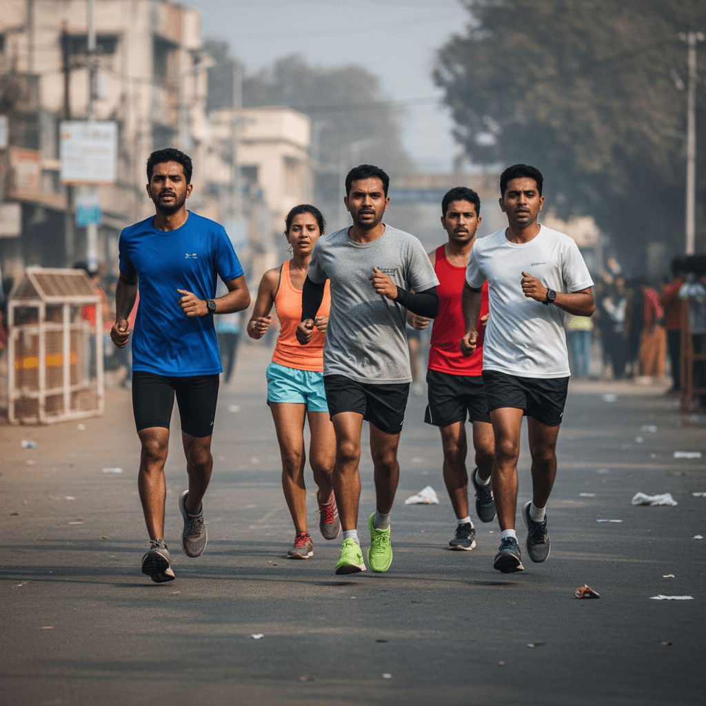 Solapur 10k Run - Running...
