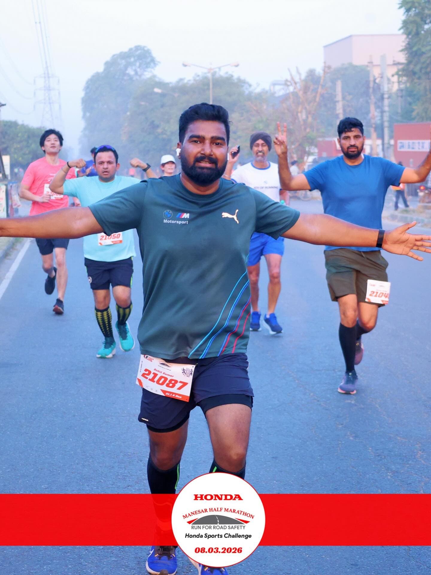 Honda Manesar Half Marathon - 10K